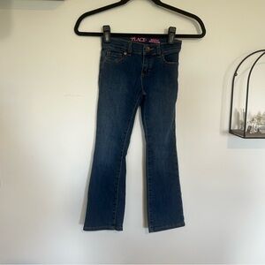 NWT Children’s Place Bootcut Denim Blue Jeans Kids/Youth Size 6 Slim
